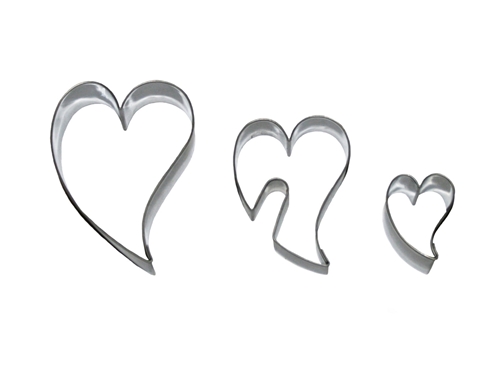 Set von Ausstechformen zum Valentinstag IV. (3 St.)