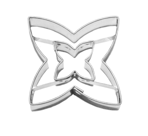 Abgerundetes Kreuz / abgerundetes Kreuz – Ausstechform, Edelstahl