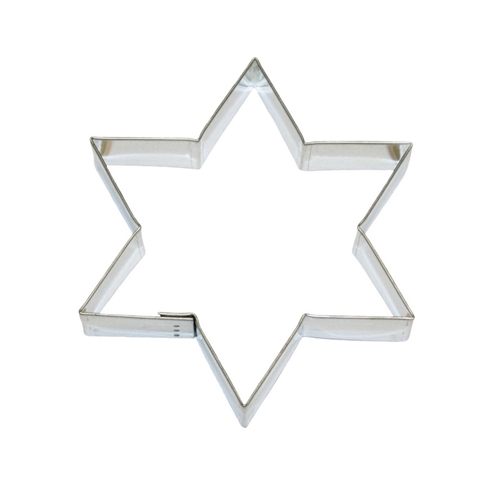 Hvězda – vykrajovátko, 110 × 95 mm, nerez