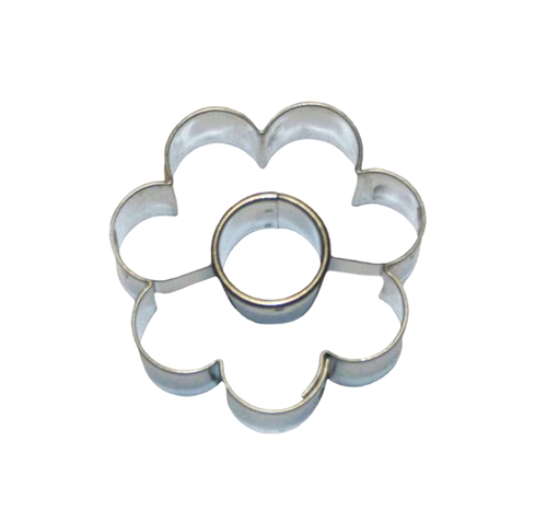 Flower / circle cut-out – large cookie cutter, tinplate
