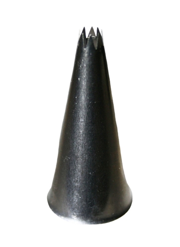 Star piping tip – miniature, 8 teeth