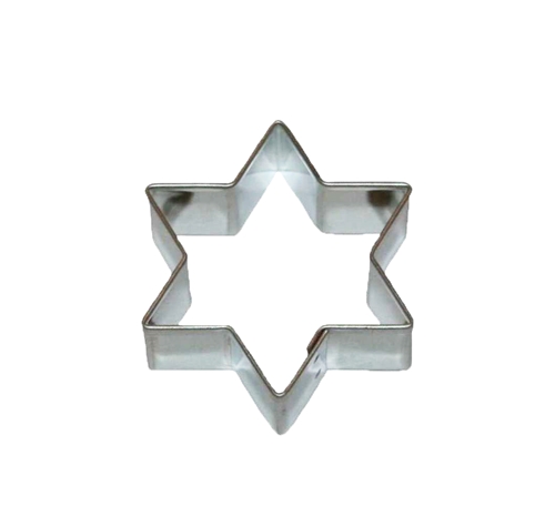 Stern – Ausstechform, 54 x 47, Weißblech