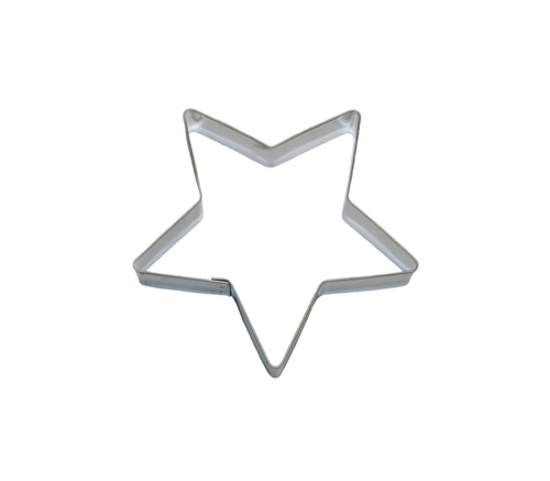 Hvězda – vykrajovátko, 5 cípů, 113 mm, pocín