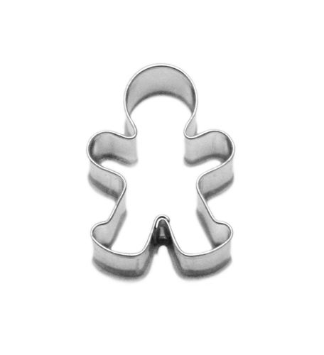 Gingerbread man – cookie cutter, 40 mm, stainless steel