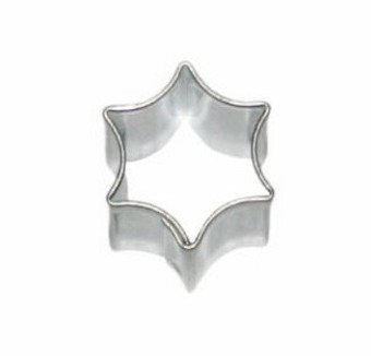 Rounded star – miniature cookie cutter, stainless steel