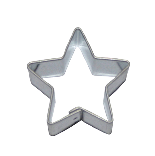 Hvězda – vykrajovátko, 5 cípů, 60 mm, pocín