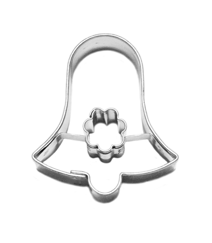 Bell / flower cut-out – cookie cutter, stainless steel