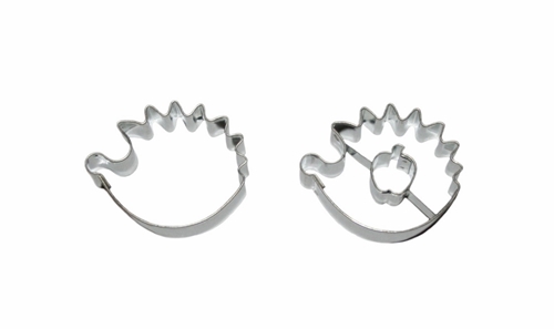 Hedgehogs – cookie cutter set (2 pcs), stainless steel