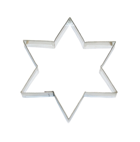 Hvězda – vykrajovátko, 127 × 110 mm, nerez