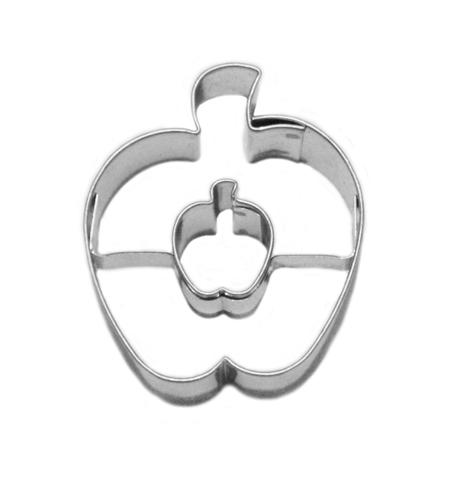 Apple / apple cut-out – cookie cutter, stainless steel