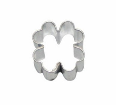 Four-leaf clover – miniature cookie cutter, stainless steel
