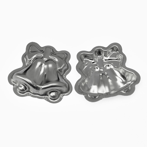 Double bells – baking mould set (20 pcs), tinplate