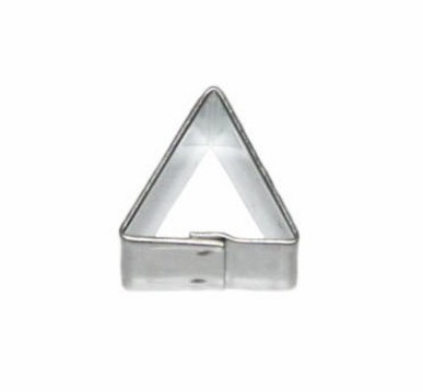 Triangle – miniature cookie cutter, stainless steel