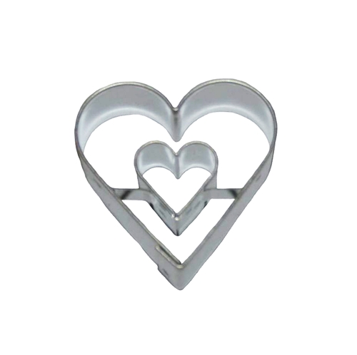 Heart / heart cut-out – small cookie cutter, tinplate