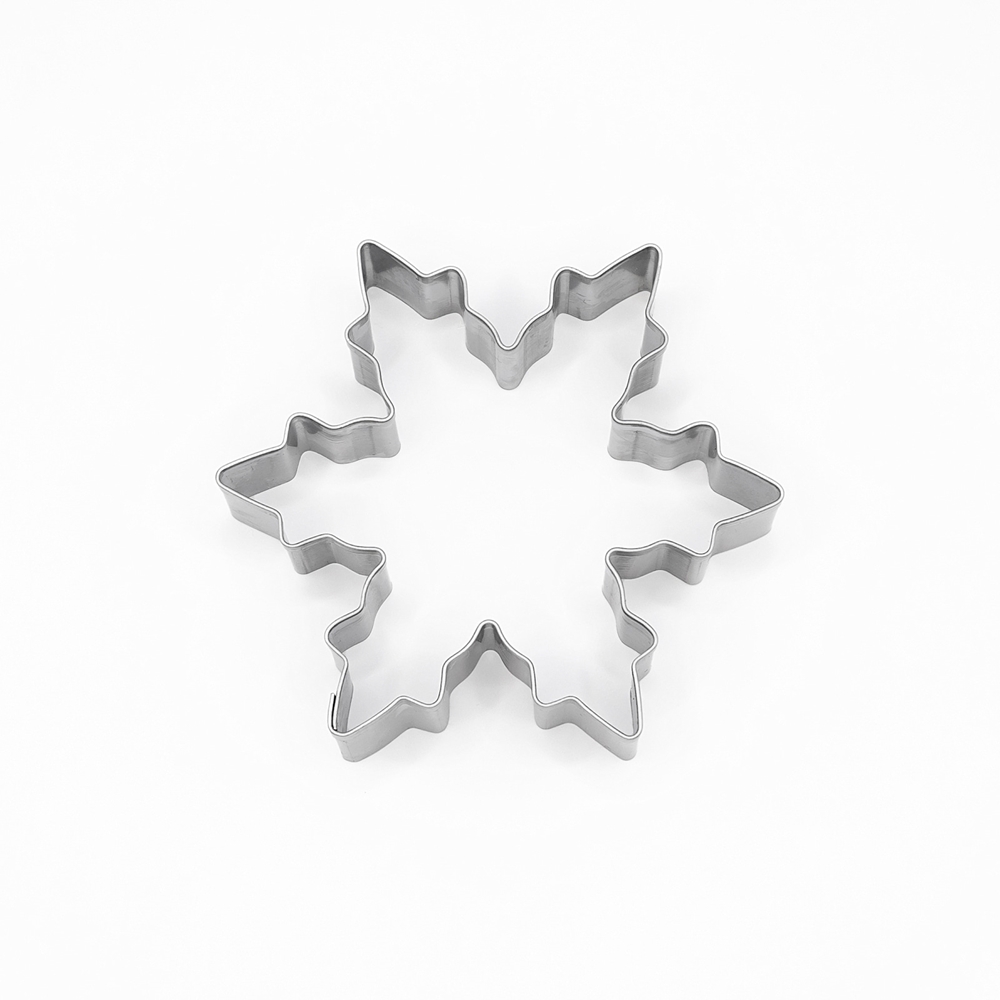 Snowflake II – cookie cutter, 75 mm, stainless steel