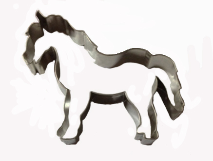 Horse – large cookie cutter, stainless steel