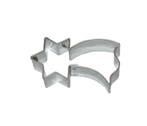 Small comet – cookie cutter, stainless steel