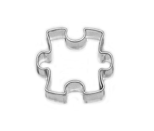Puzzle – Ausstechform, 20 mm, Weißblech