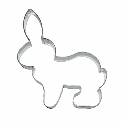 Sitting rabbit – cookie cutter, stainless steel